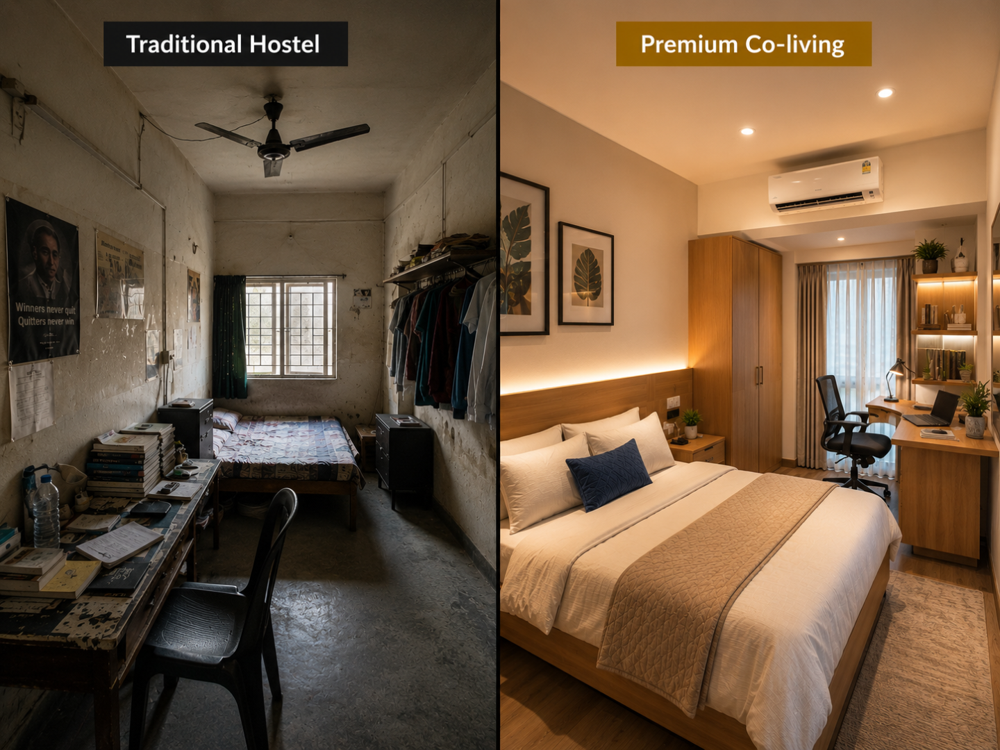 Why Premium Co-Living is Replacing Traditional Hostels in India